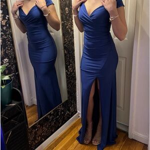 ‼️SOLD‼️#4 OFF THE SHOULDER ROMANTIC NIGHTS MAXI DRESS!